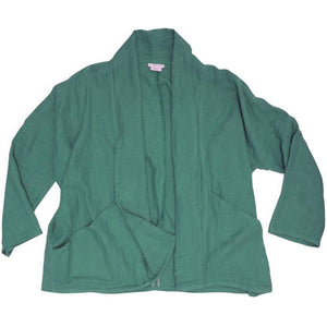 Women's Organic Cotton Gauze Kimono Jacket - Silver Sage