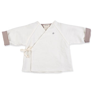 Kimono Flannel Jacket - Snow