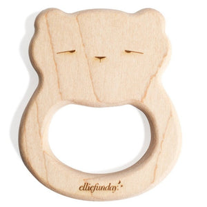 All-Natural Maple Wood Bear Teether
