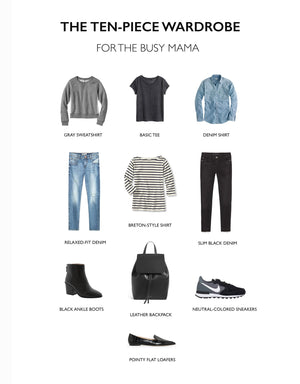 The Ten-Piece Wardrobe For the Busy Mama