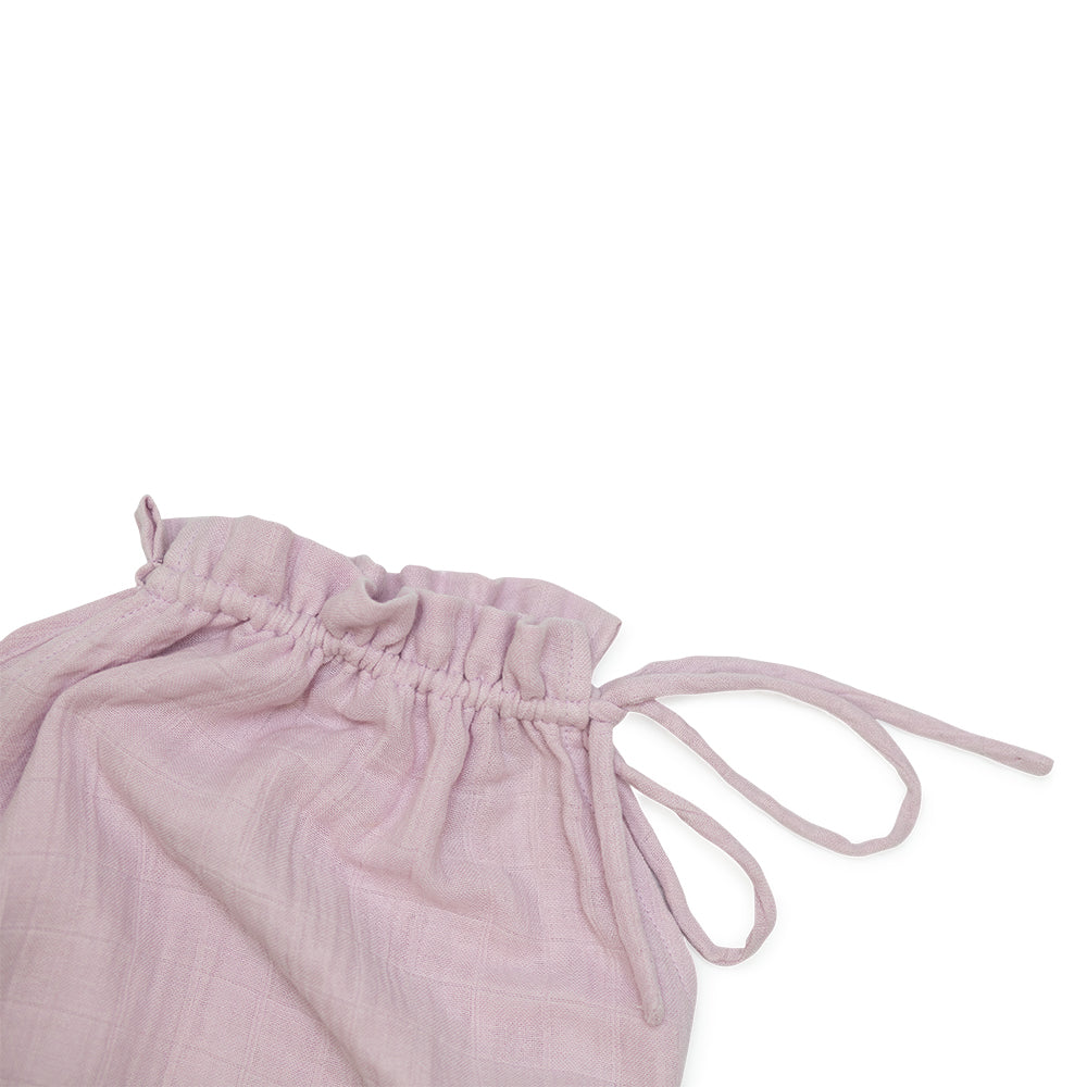Ruffle Neck Sundress - Pink Lilac