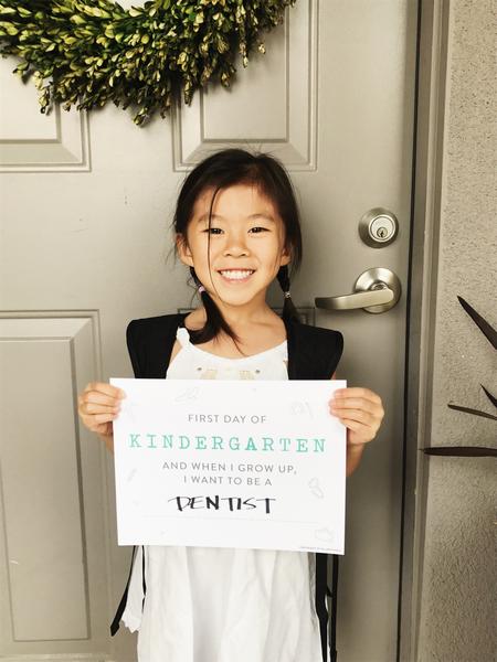 FREE Downloadable First Day of School Printable