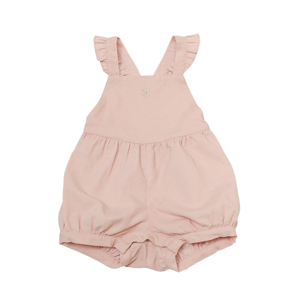 Baby Bubble Romper | Pink Meringue Corduroy