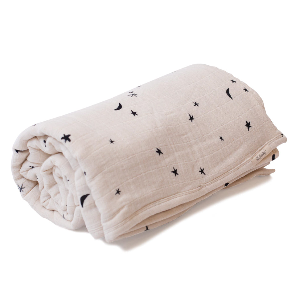 Mille Feuille Throw Blanket - Moonlight