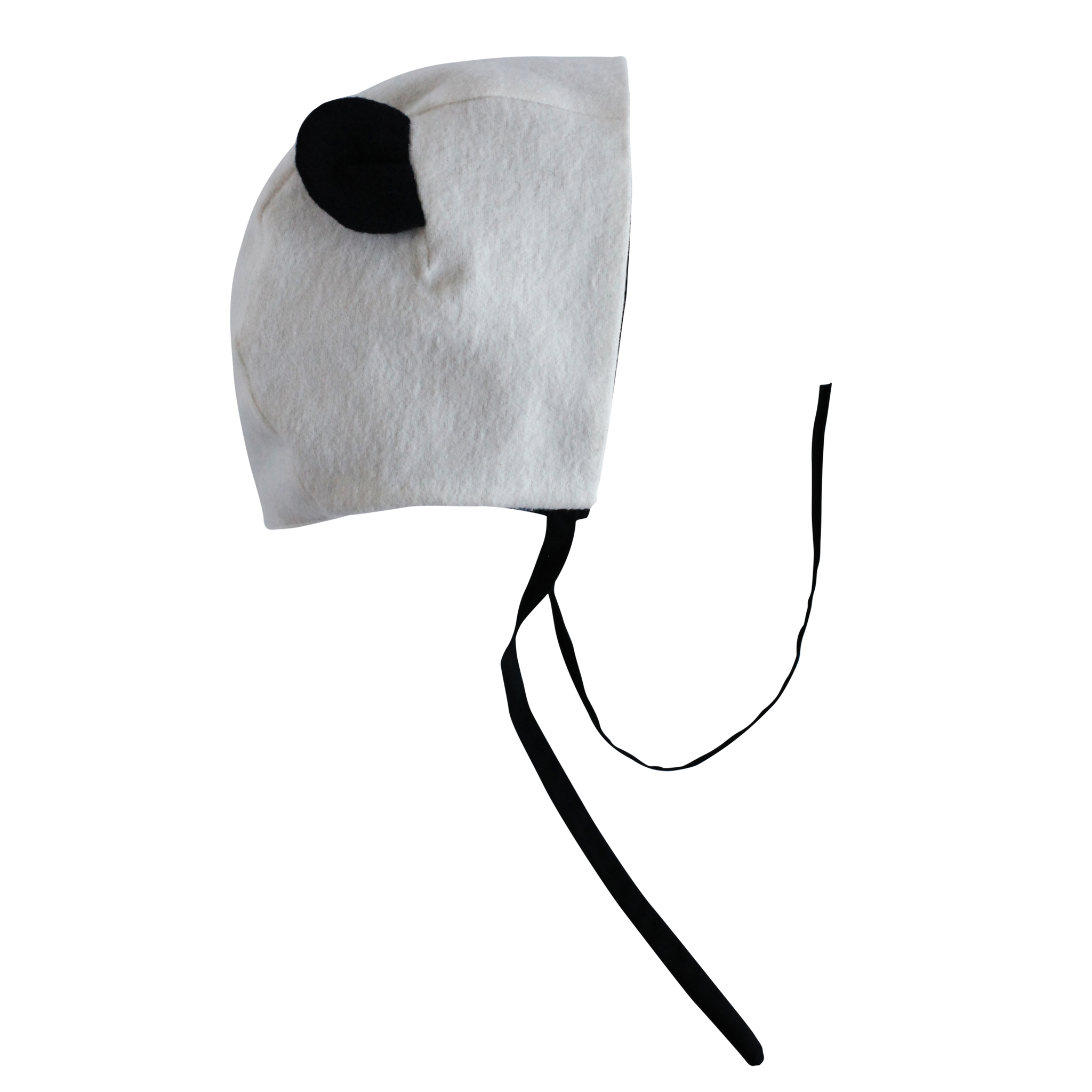 Organic Flannel Panda Hat