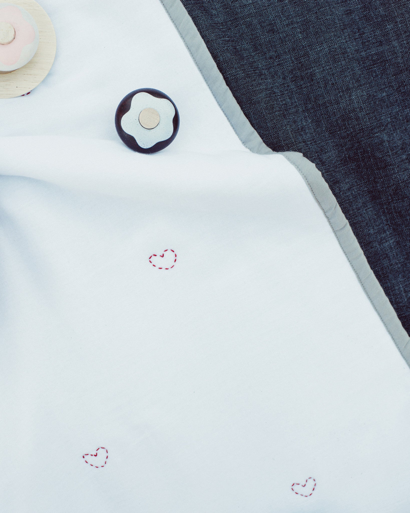 Lovestruck Organic Baby Quilt Blanket