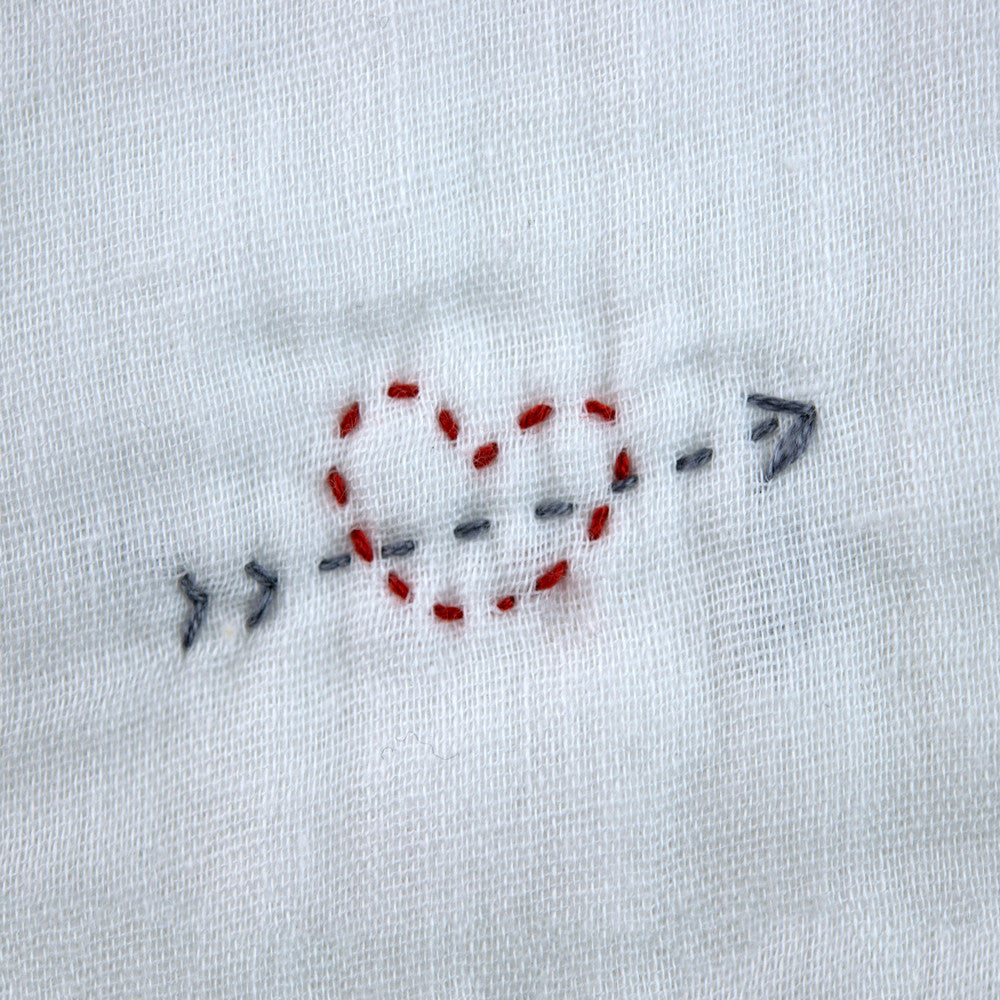 Lovestruck Organic Baby Quilt Blanket