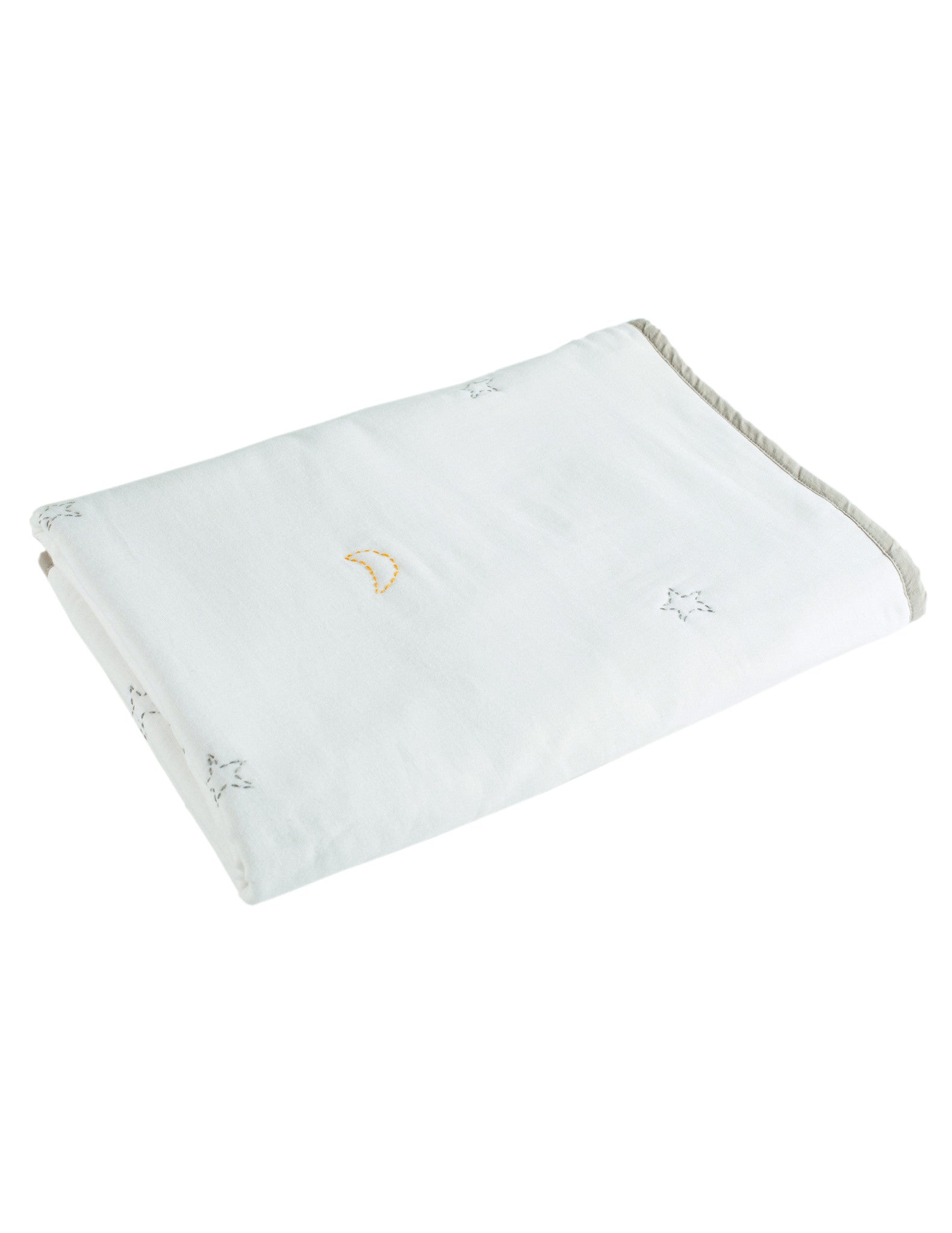 Starry Skies Organic Baby Quilt Blanket