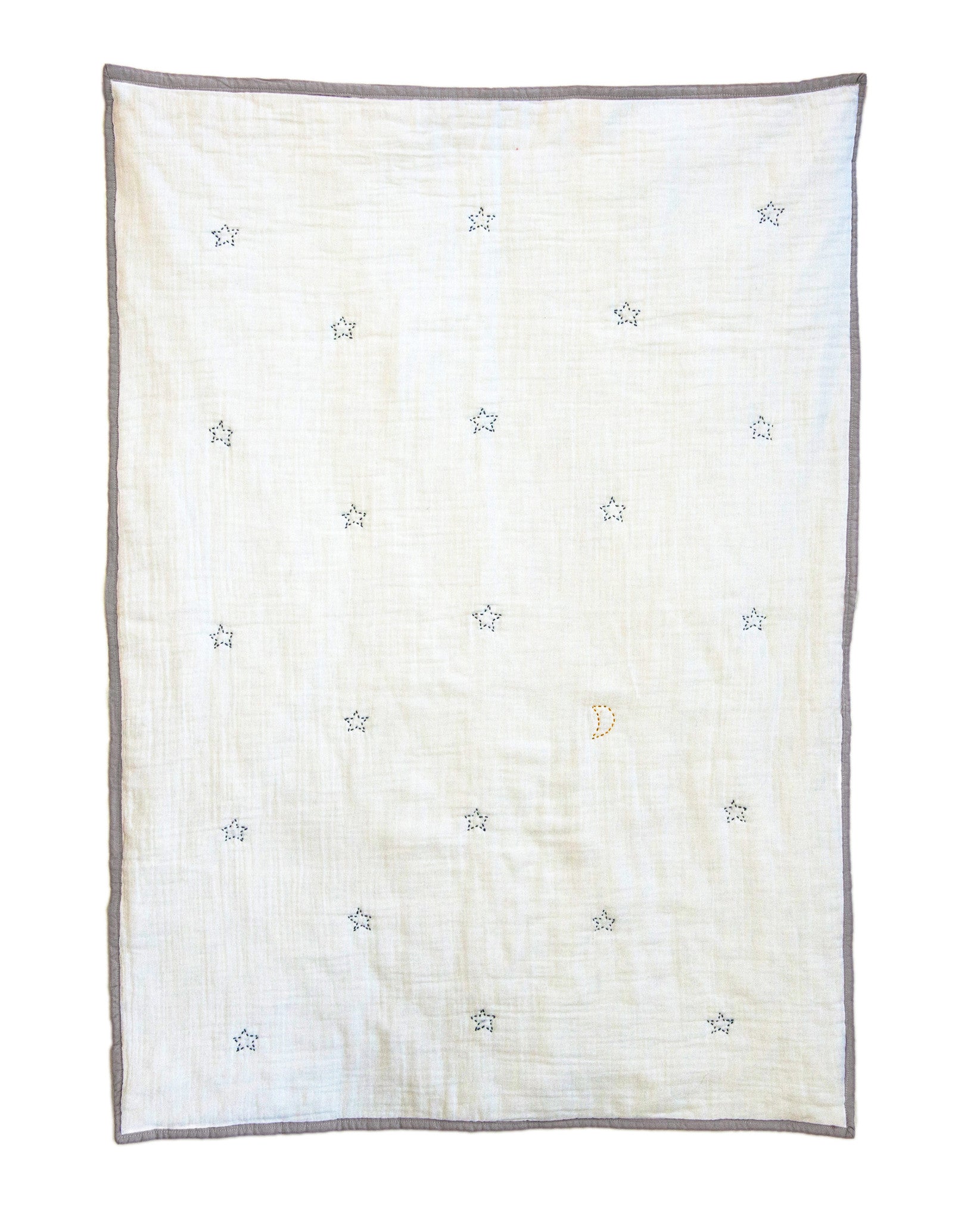 Starry Skies Organic Baby Quilt Blanket