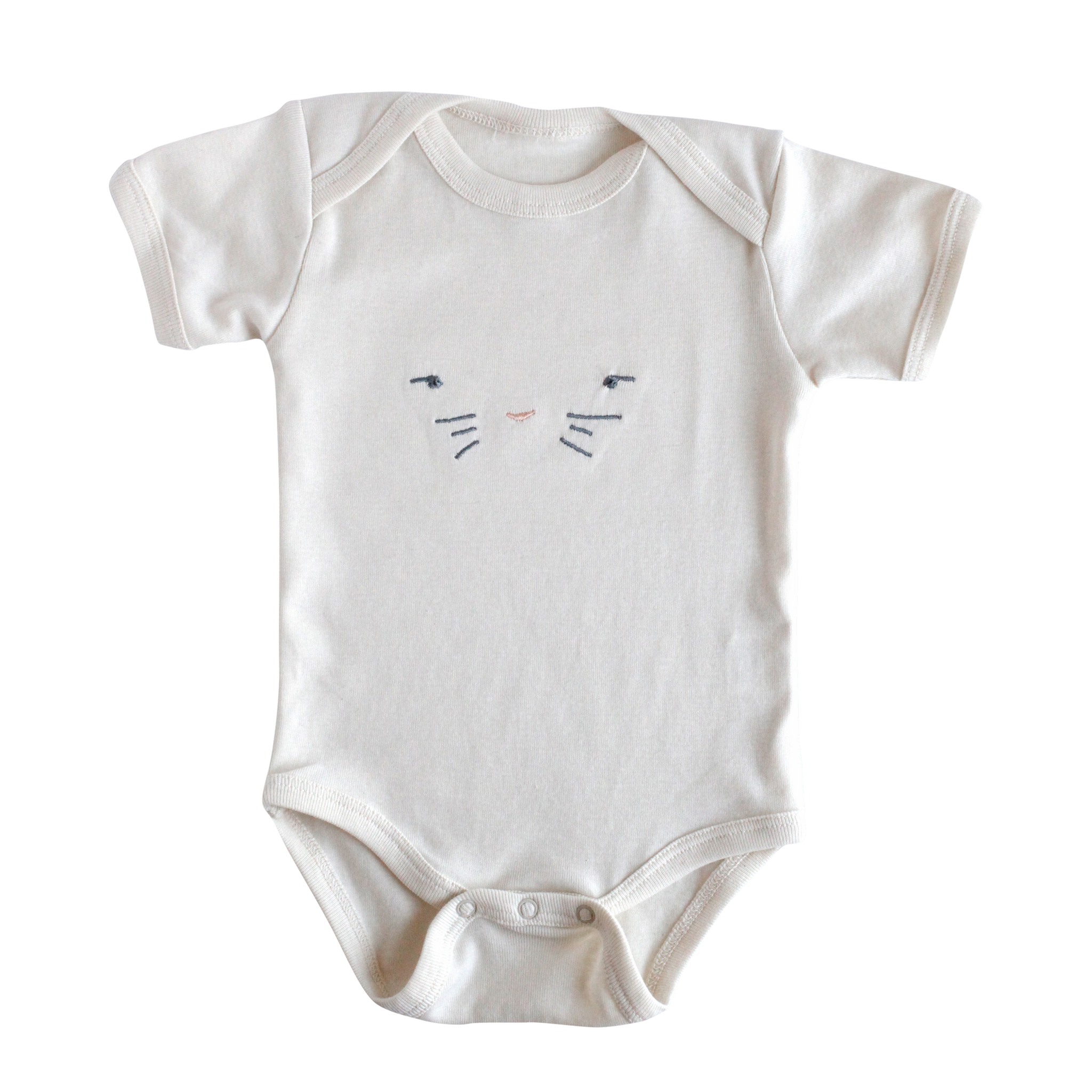 Embroidered Cat Bodysuit