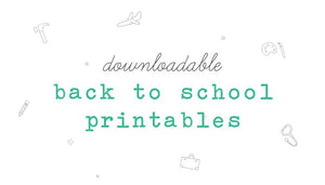 FREE Downloadable First Day of School Printable