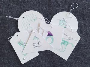 Free Downloadable Watercolor Holiday Gift Tags