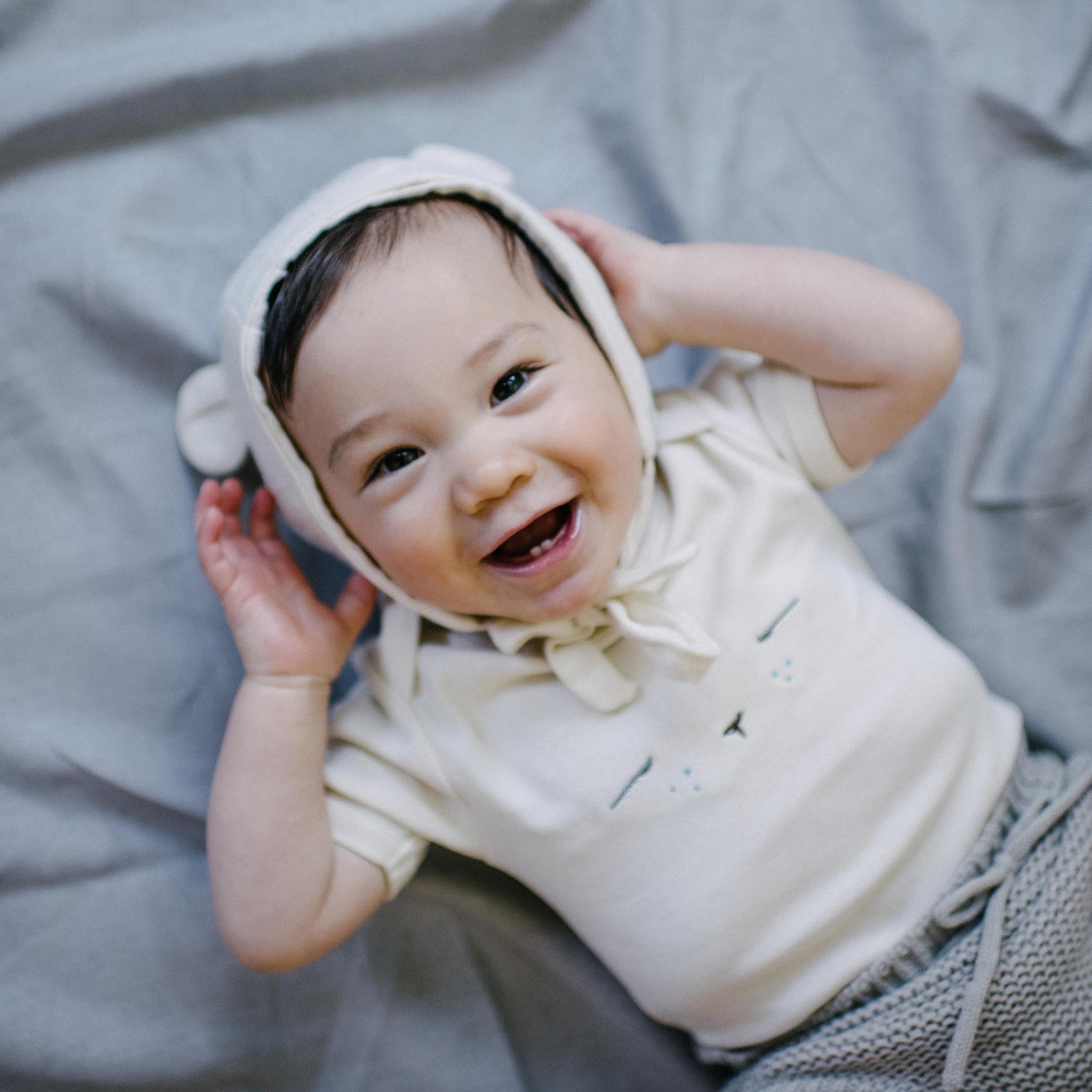Embroidered Bear Bodysuit