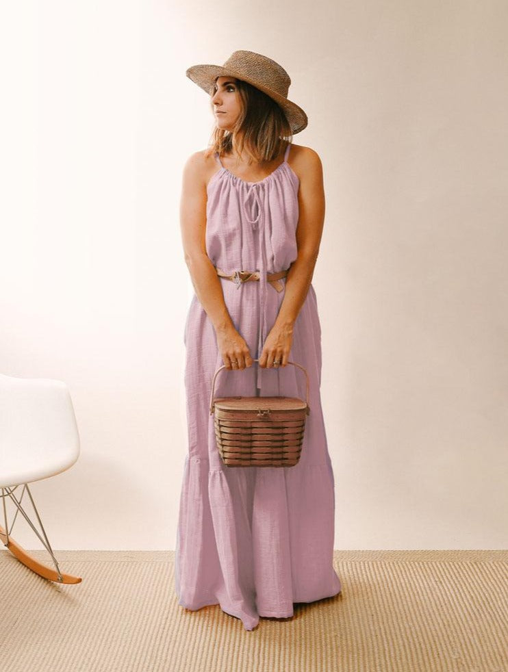 Women's Organic Cotton Maxi Sundress