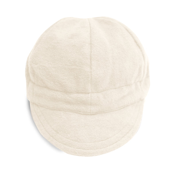 Snow Flannel Newsboy Cap - www.elliefunday.com